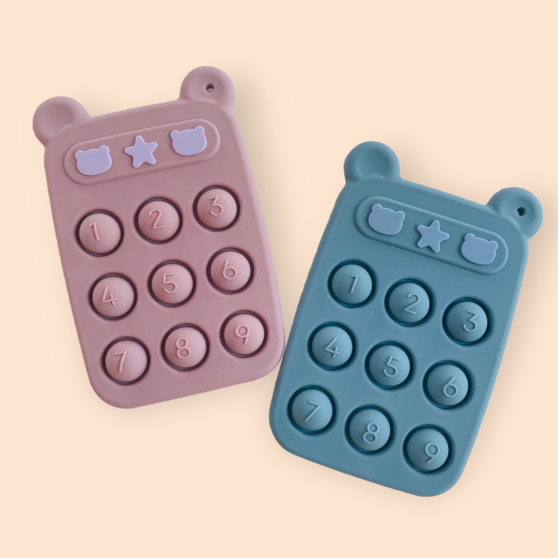 silicone poppet fidget toy phone