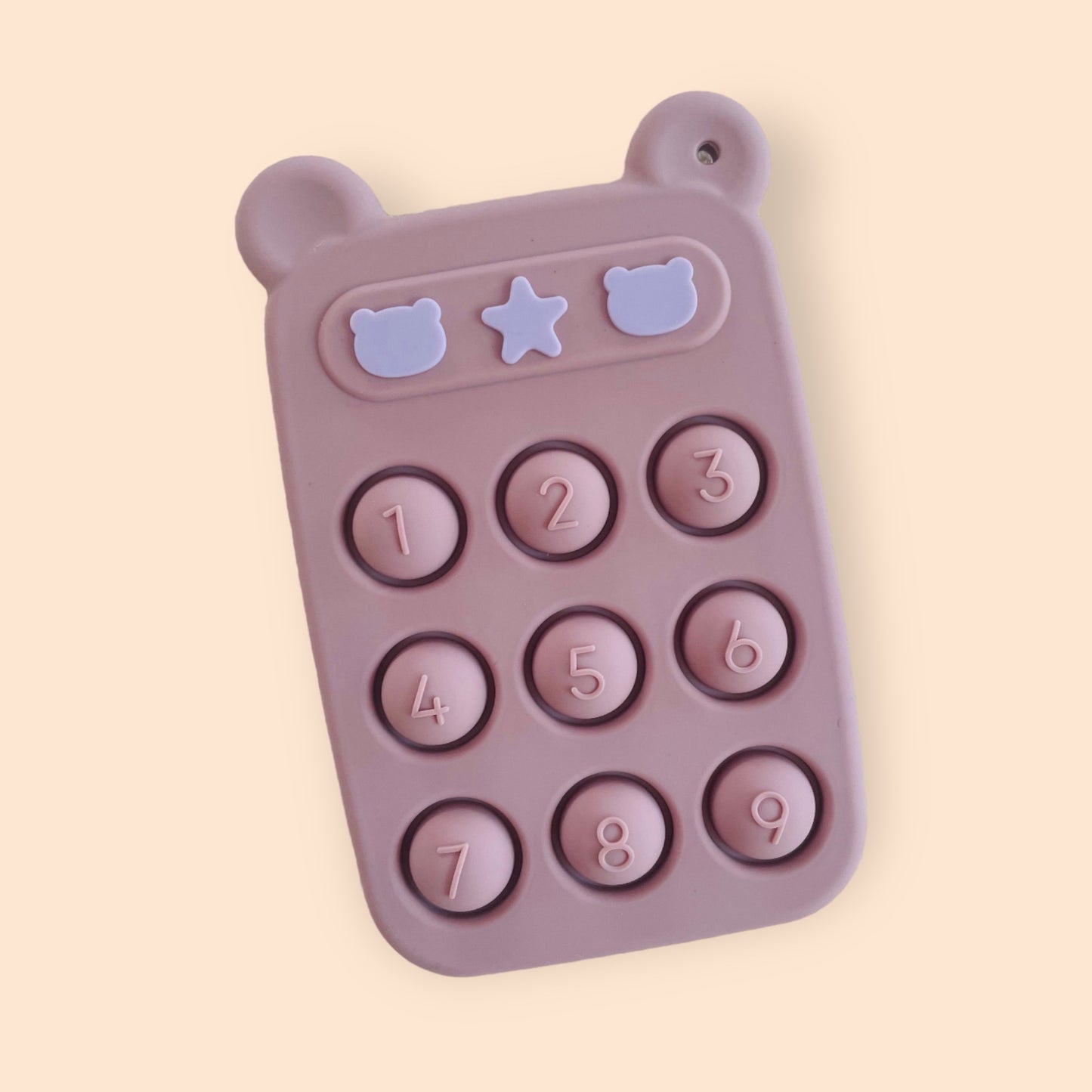 silicone poppet fidget toy phone