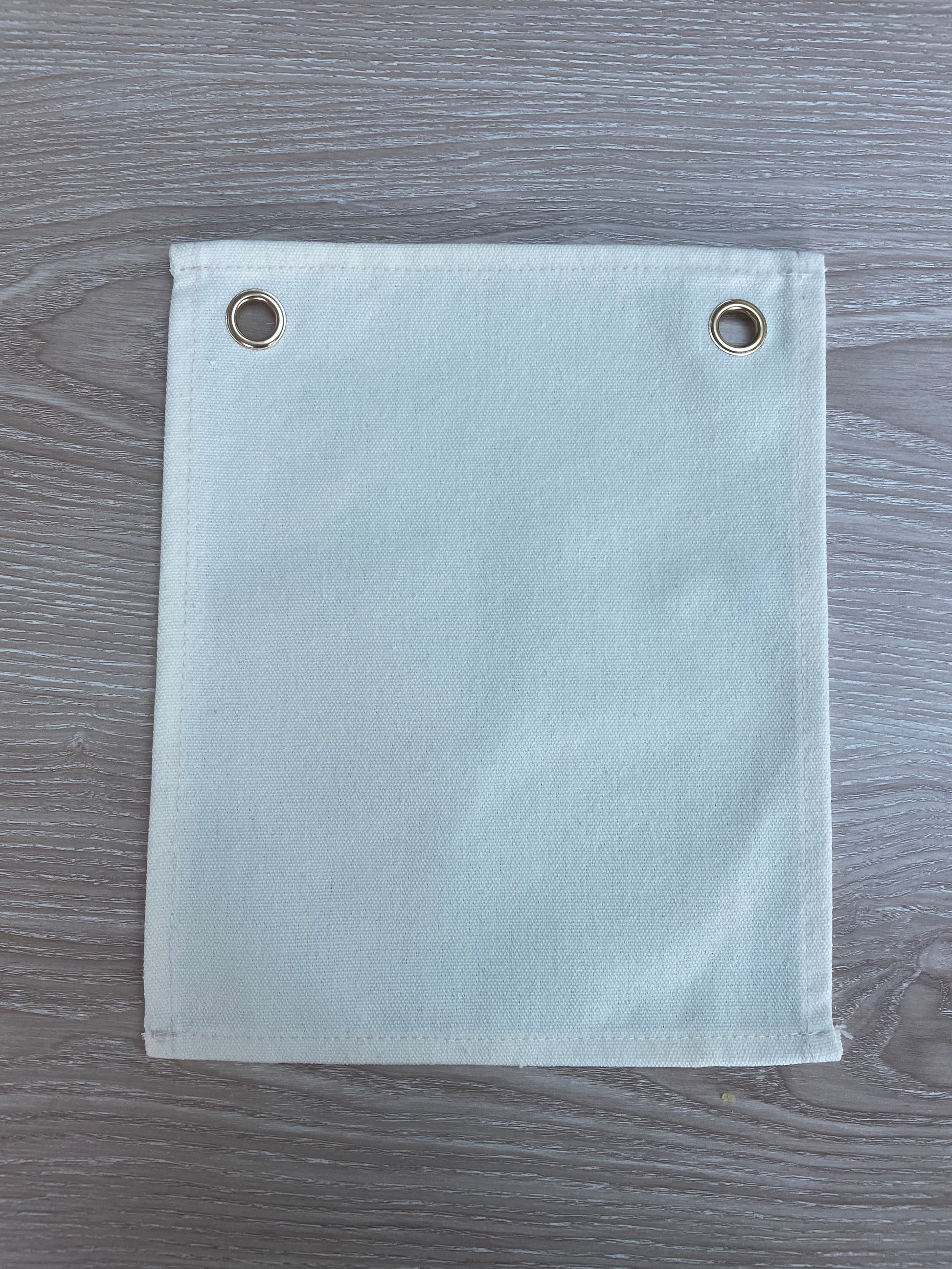 neutral cotton wall flag