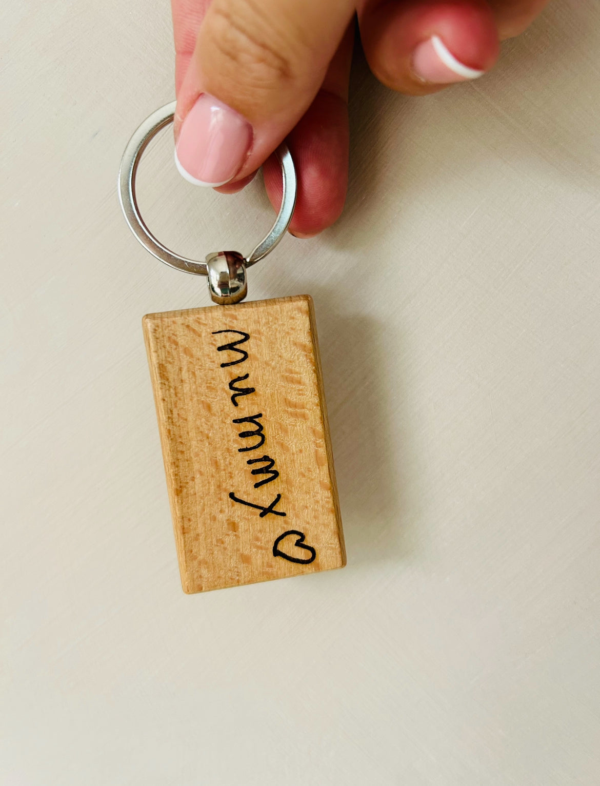 Handwriting keyring