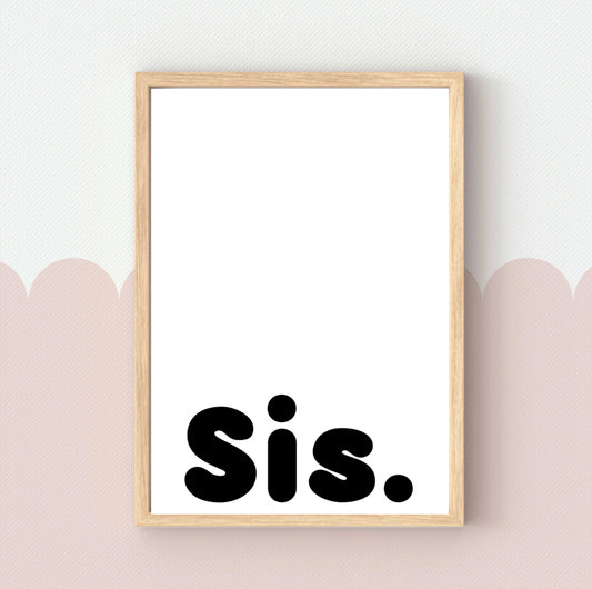 SIS a4 print